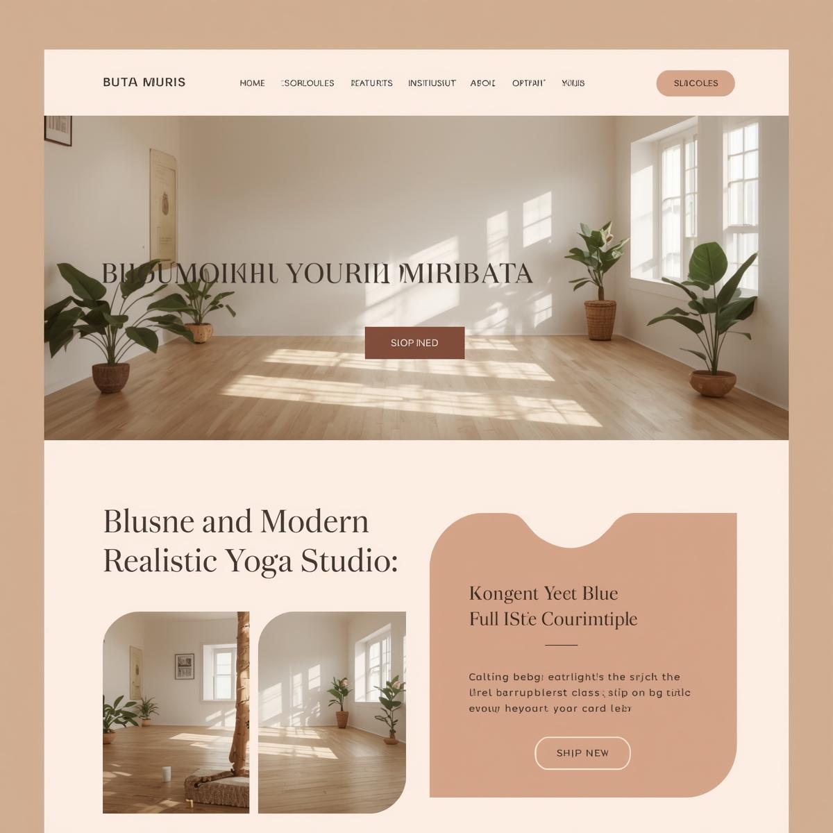 Yoga Studio Website